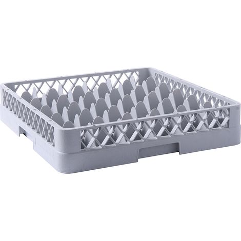 Cesta para lavavajillas para vasos y cristalería, 36 piezas, 50x50cm - Hendi 877029