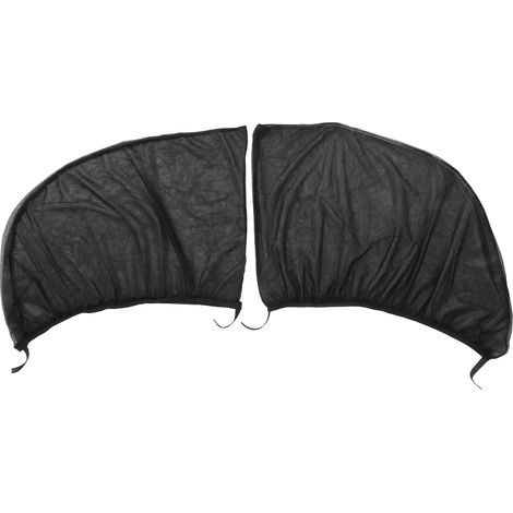 2 pare-soleil de voiture, protection UV, anti-moustiques, moustiquaires pour vitres latérales arrière (pour berline) (1/5)