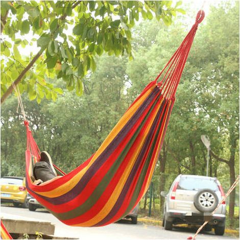 Filiyano-Hamac de jardin ultraléger, portable, respirant, hamac double pour les voyages et le camping. (1/4)
