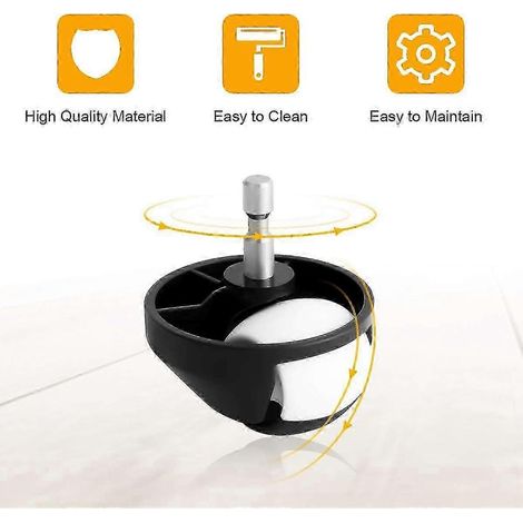 Lot de 2 roulettes de rechange pour aspirateur iRobot Roomba séries 500, 600, 700, 800 et 900, ainsi que pour les modèles 560, 620, 650, 770, 780, 880, 980 et 960 (réf. 0618)
