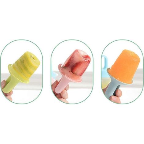 Glasformen, Eisformen, bunte Mini-Formen für Kinder, DIY, Kinder-Eisform, hausgemachtes Eis (1/4)