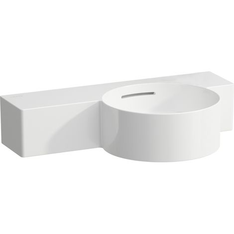 LAUFEN VAL lavabo con enjuague manual, sin agujero para grifo, (1/3)