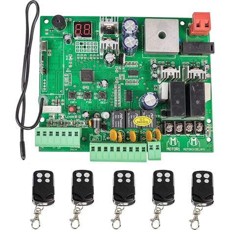 Kit d'ouvre-portes automatiques Carte 12V/24V for panneau de commande d'ouvre-porte pivotant à Double bras automatique système de Center de contrôle intelligent remplacer les raccords pour accessoires (1/5)