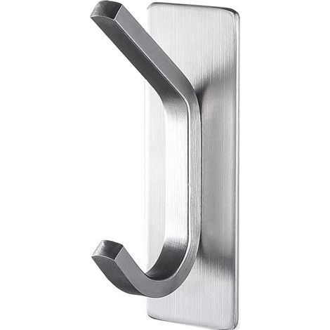 Set of 4 adhesive hooks - Self-adhesive hooks for kitchen and bathroom (1/4)