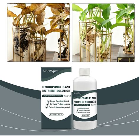 Concentrated nutrient solution for hydroponic plants, promotes root growth and cares for potted flowers -- 100ml -- BIEMMEDUE (1/5)
