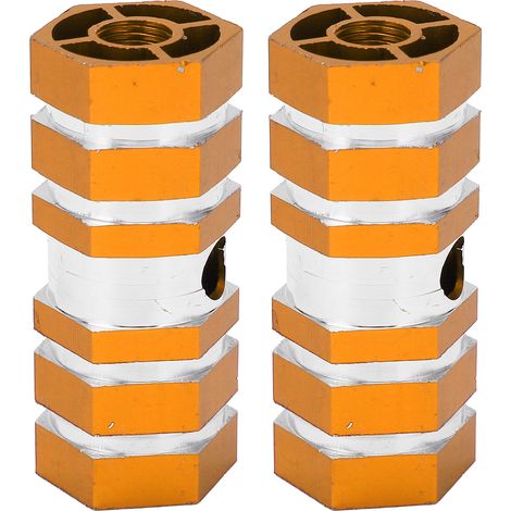 2 pièces Cale-pieds Vélo Solide Robustes Antidérapants Accessoires Cyclisme VTT Jaune (1/5)