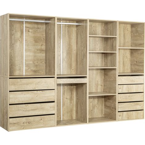 Kit dressing " Opéra " modulable - 4 éléments - Beige