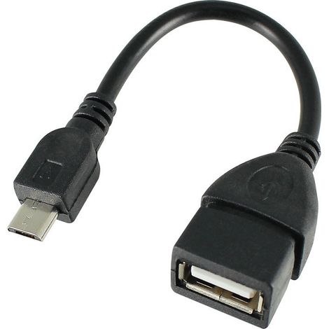 Câble adaptateur USB vers Micro USB mâle/femelle - FUJIONKYO - 423208 (1/3)