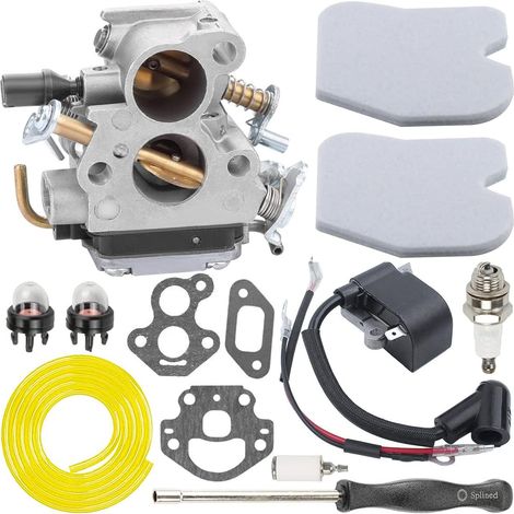 carburateur de Bobine d'allumage Filtre à air pour Husqvarna 235 235E 236 236E 240 240E 120 Mark II tronçonneuse pour Jonsered CS2234 CS2238 CS2234S CS2238S C1T-W33C 586936202 574719402 (1/5)