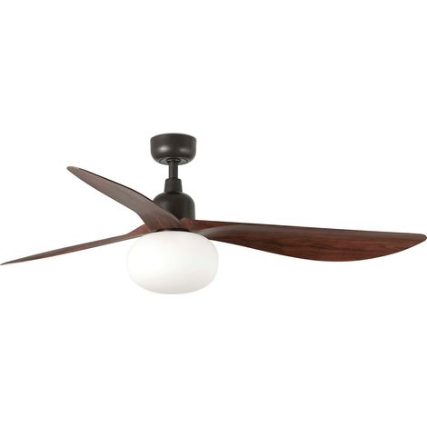 OUTWOOD L Deckenventilator braun/walnuss E27 TUYA