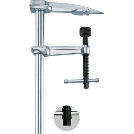 Bessey – Serre-joint à chevrons 800 mm – Force de serrage 12000 N – Plaque de pression mobile – Pour bois dur et teck (1/10)
