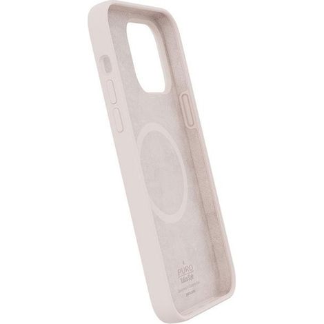 Coque en silicone MagSafe Icon Mag pour iPhone 14 Pro Max - Rose