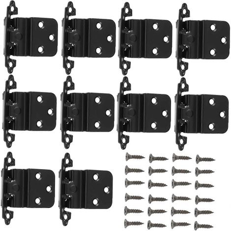 SEWACC Lot de 10 charnières à fermeture automatique pour portes de meubles métalliques et armoires (1/5)