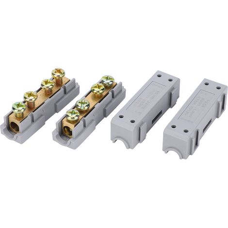 Borne De Connexion Rapide Type I - En Laiton Et Pc Ignifuge - Pour Equipement Industriel - Lot De 2 (1/5)
