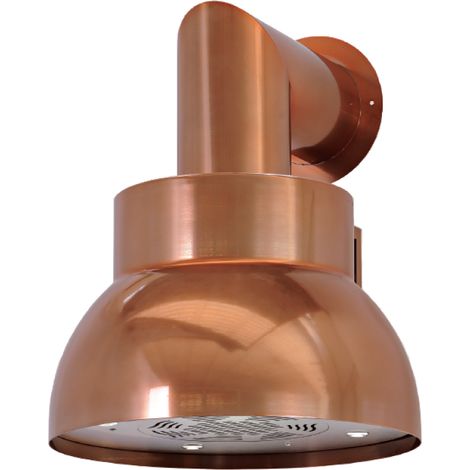 Cappa aspirante BELL in acciaio inox rame specchiato cm 50 (1/2)