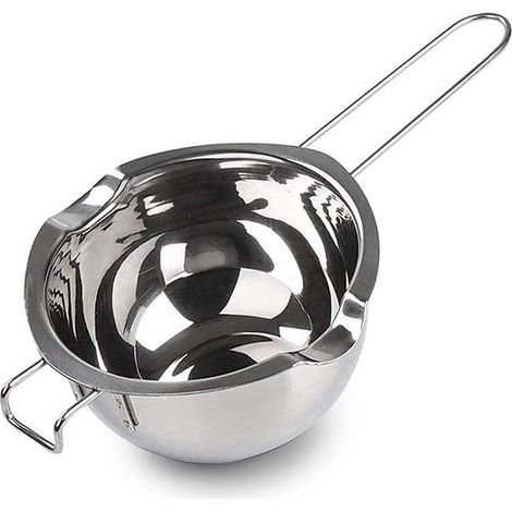 Creuset à chocolat en acier inoxydable - convient pour le beurre, le fromage et les confiseries - 600 ml (1/5)