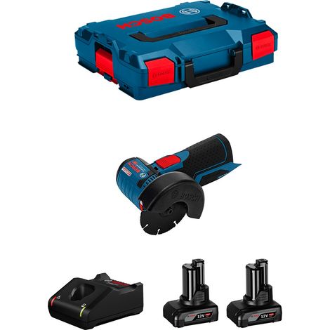 Smerigliatrice BOSCH GWS 12V-76 (2 x 6,0 Ah + GAL12V-40 + L-Boxx 102) (1/5)