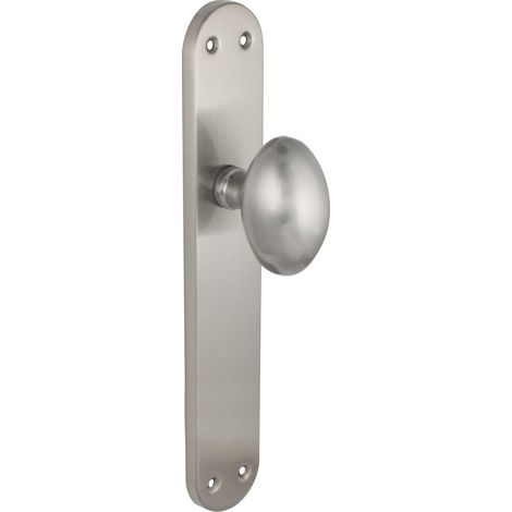 Unidad - Pomo Con Placa Giratorio R.Svpp15 Efecto Inox