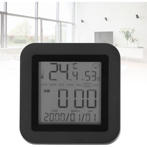 S09 3-in-1 WLAN-Smart-Thermometer und Hygrometer mit Infrarot-Fernbedienung und Display (1/5)