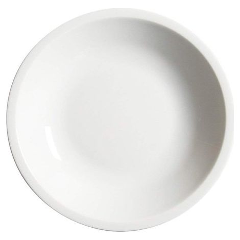 Piatto in porcellana roma bianco tavola fondo cm20,5 (1/2)
