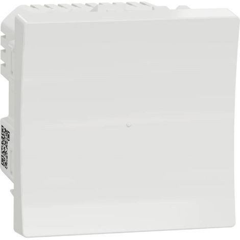 Wiser Unica - bouton poussoir - 10A - zigbee - blanc - méca seul (NU353718W) (1/5)