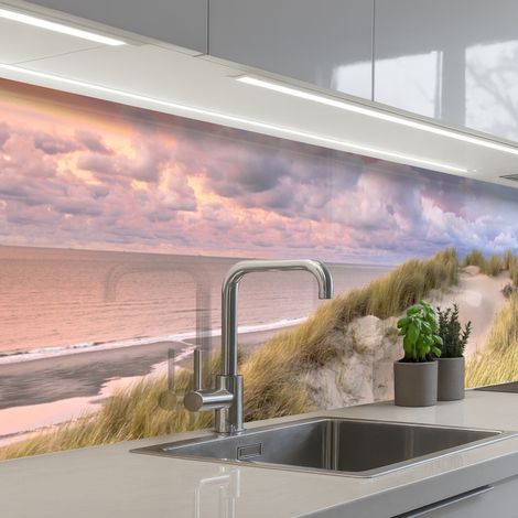 SCHIENALI CUCINA Spiaggia - Mare - Duna - Tramonto 250x60 cm (1/5)