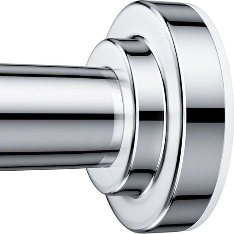 Barre De Rideau De Douche - Acier Inoxydable - Réglable 50 À 80 Pouce - Sans Perçage - Antidérapante - Pour Salle De Bain - 1 Unité