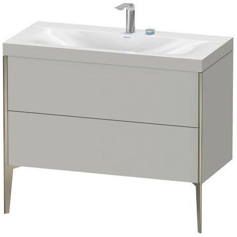 Kit de montage sous vasque XVIU 1000x480mm 2 HL sw ma / ta s-matt Ra B2