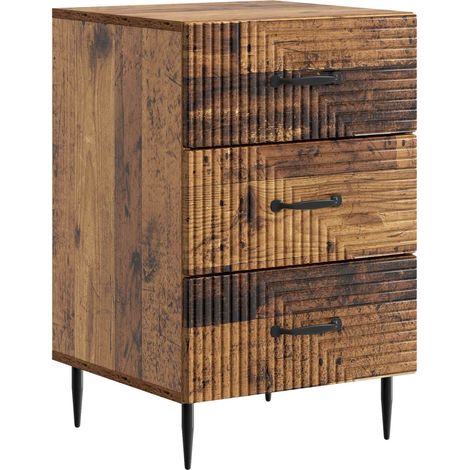 Nachttisch Altholz 43 x 41 x 66,5 cm Holzwerkstoff vidaXL