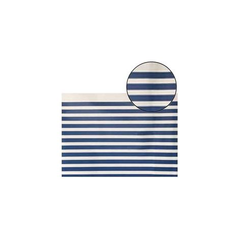 TENDA DOCCIA PEVA BIANCA/BLU STRISCIA  cm 240x200    AGLAIA