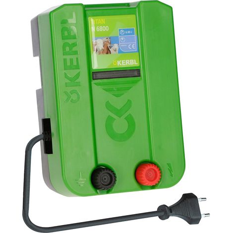 Kerbl Titan N 6800 electrificador de cercas multicolor potente