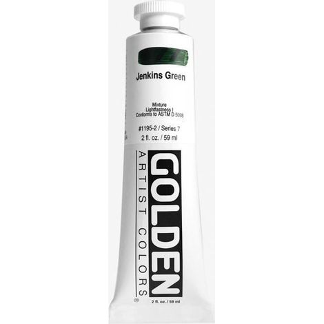 Golden : Heavy Body Acrylic Paint : 60ml : Jenkins Green