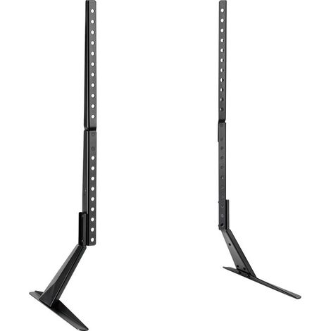 Pieds universels pour téléviseurs de 23" à 75" - Support de table pour téléviseur - Noir (1/5)