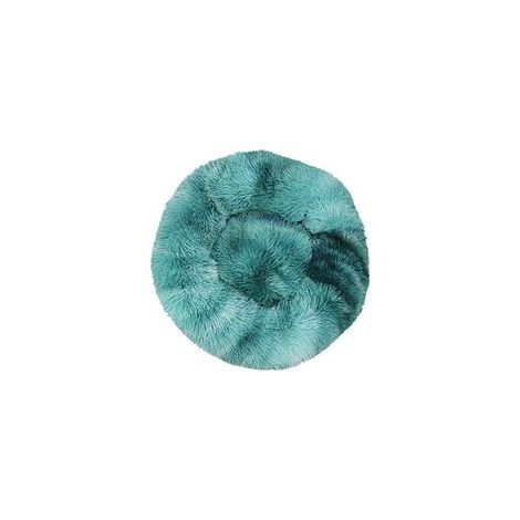 Coussin moelleux lavable pour chat et chien, tie-dye bleu foncé, 80 cm –