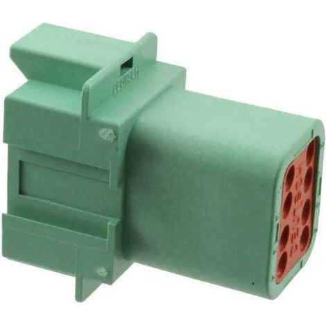 Connettore Serie DT Femmina 8Vie verde