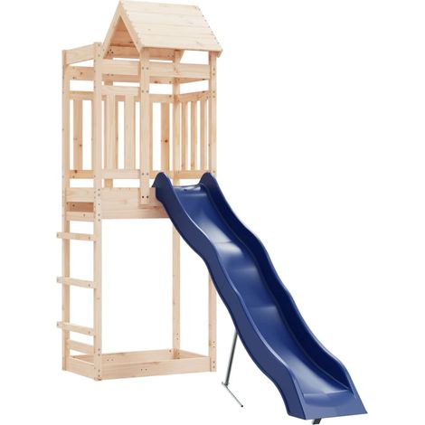 vidaXL Set da Gioco da Esterno in Legno Massello di Pino