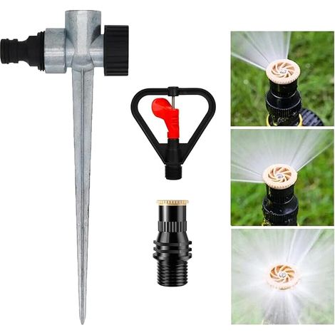 Garden Sprinkler, Swivel Design, Adjustable 360° Automatic Watering (1/5)