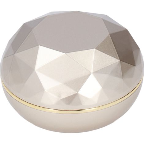 Boîte à bijoux LED élégante avec anneaux lumineux, velours doux et finition givrée, idéale pour fiançailles et mariages.