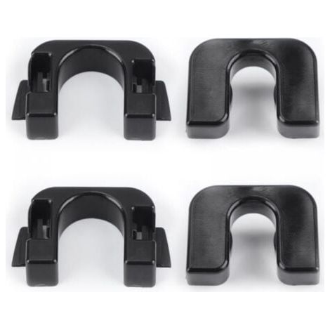 2 Jeu 1539663 de Fixation Plage Arrière Couvercle de Coffre 015532109E Compatible avec Ford Fiesta MK3 Mk7 Mk8 B-Max C-max pour Housse de Coffre à Bagages, en Plastique (1/5)