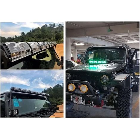 85 cm Mehrmodus-LED-Lichtbalken-Scheinwerfer — Abblend-/Fernlicht, kombiniert (Combo) – Flut- und Spotlicht, Serie IM RGB