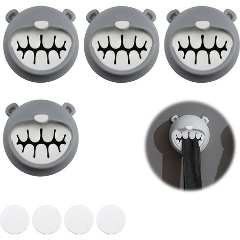 4 Pièces Accroche Torchon, Porte Torchon Cuisine Sans Percage, Accroche Torchon Cuisine