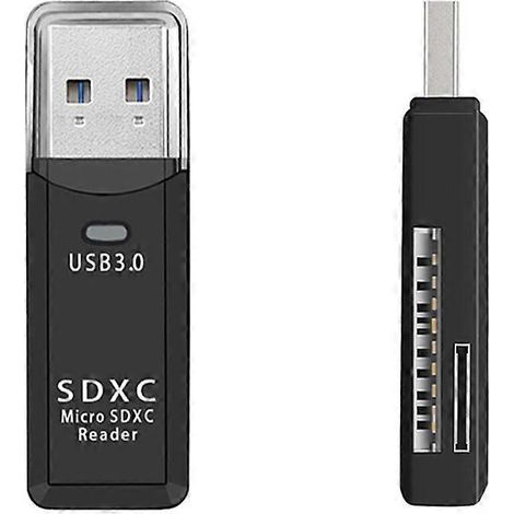 Dual-Slot-USB-3.0-Kartenleser, universeller Hochgeschwindigkeits-TF/SD-Adapter für Speicherkarten, kompatibel mit PCs und Kameras. (1/4)