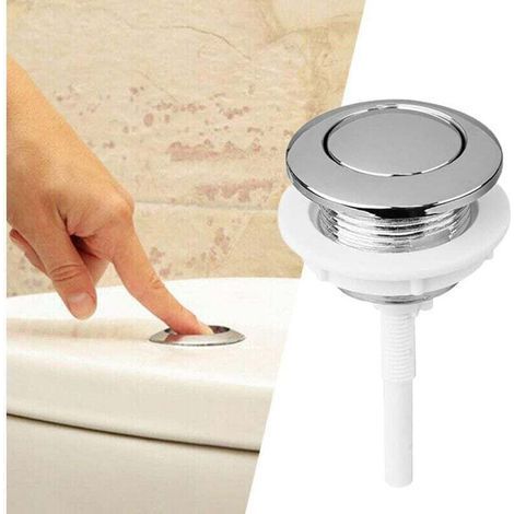 Bouton de chasse d'eau, bouton-poussoir de 38 mm pour baignoire et toilettes, dispositif d'économie d'eau - Convient aux réservoirs de toilettes (1/3)