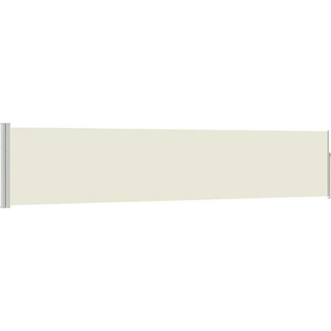 Maison Exclusive - Tenda Laterale Retrattile per Patio 100x514 cm Crema (1/5)