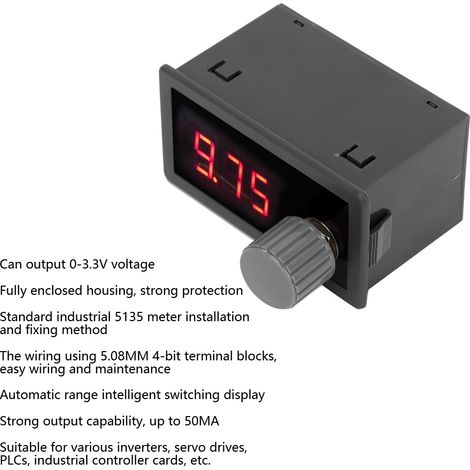 Générateur de signaux de tension numérique, boîtier entièrement fermé, pour carte contrôleur industrielle 3,3 V (1/4)