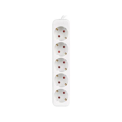 REGLETA LANBERG 5 TOMAS SCHUKO BLANCA 1.5M (1/4)