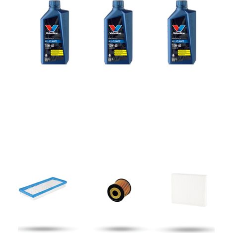 Kit tagliando 3 FILTRI e 3L OLIO compatibile con Smart ForTWO II Coupe/Cabrio (451) 0.8 CDI 33kw Dal 2007 (1/5)