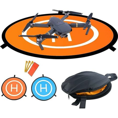 Tapis d'atterrissage pour drone, tapis d'atterrissage pliables portables imperméables universels (1/4)