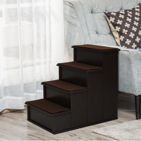 Scala per animali domestici in MDF 40x59x54,2 cm OKMYHOME (1/3)