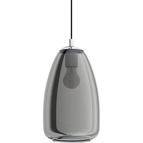 Lampadario Contemporaneo Alobrase 1 Luce Metallo Cromo (1/4)